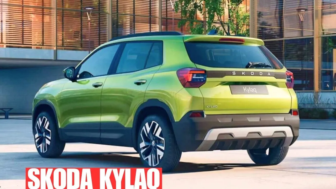 Skoda Kylaq rear view